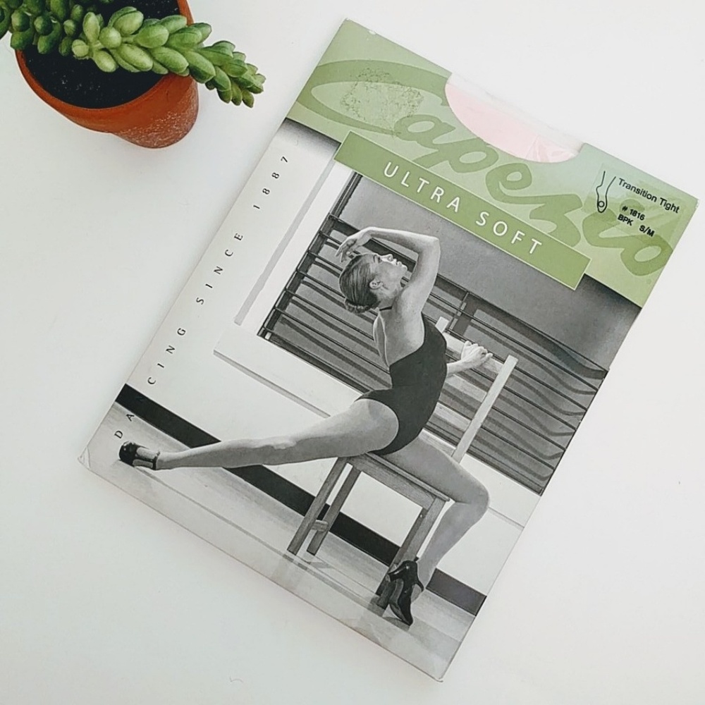 CAPEZIO Ultra Soft Transition Tights Pink 1816 S/M